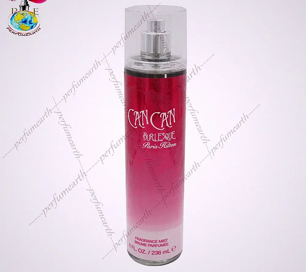 Can Can Burlesque By Paris Hilton Body Mist Spray 8.0 oz/236 ml For Women New