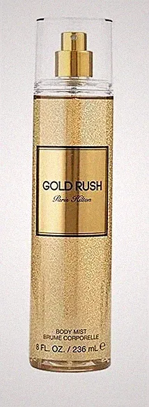 Gold RUSH by Paris Hilton for Women Body Fragrance Mist Spray 8.0 oz 236 ml NEW