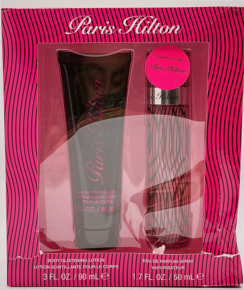 Paris Hilton 2 PC Set for Women-1.7 oz EDP Spray+3.0 oz Body Lotion