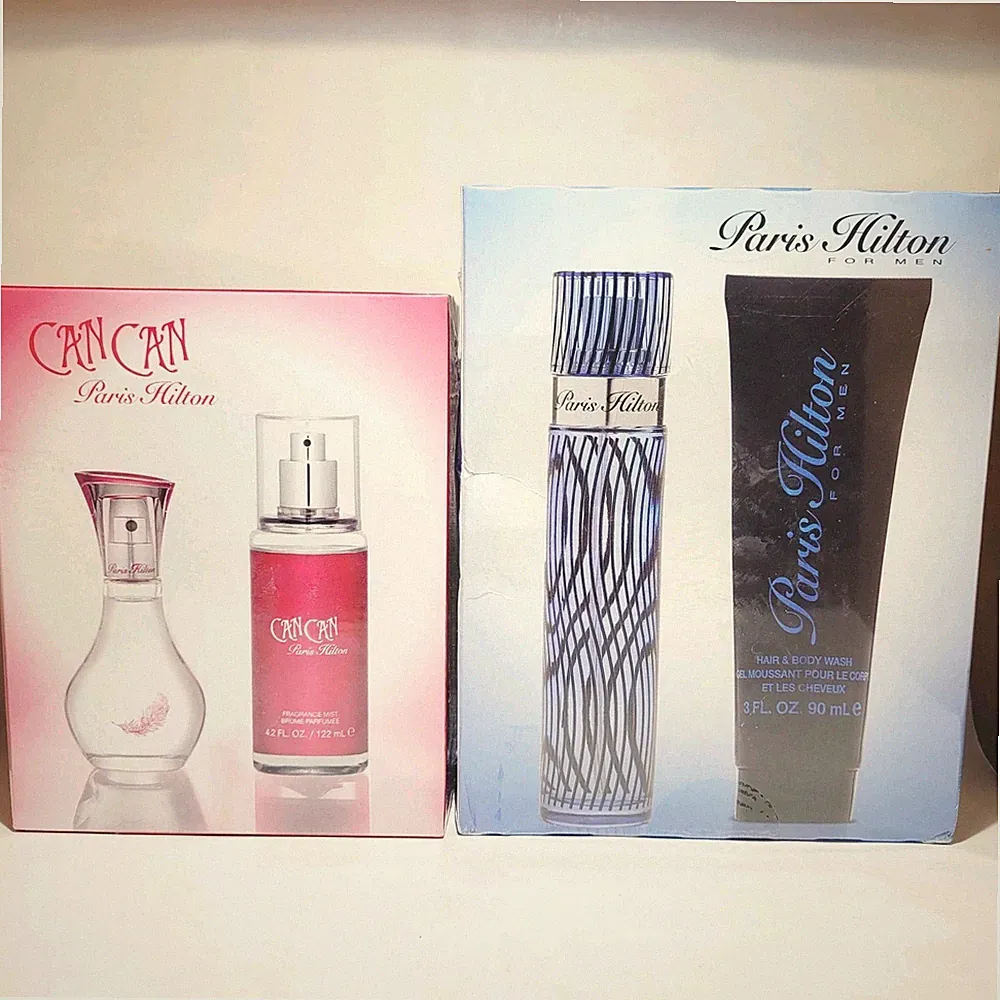 Paris Hilton 2pc Gift Sets (CAN CAN for Women & P.H. for Men) Cologne & Perfume