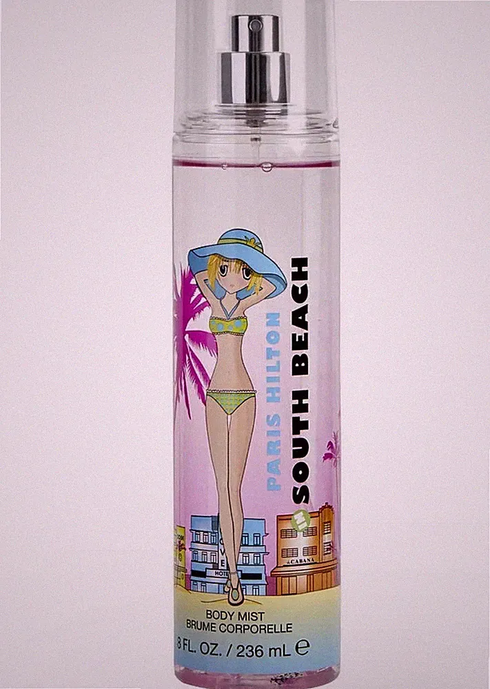 Paris Hilton Passport South Beach 8oz / 236ml Fragrance Body Mist Spray.