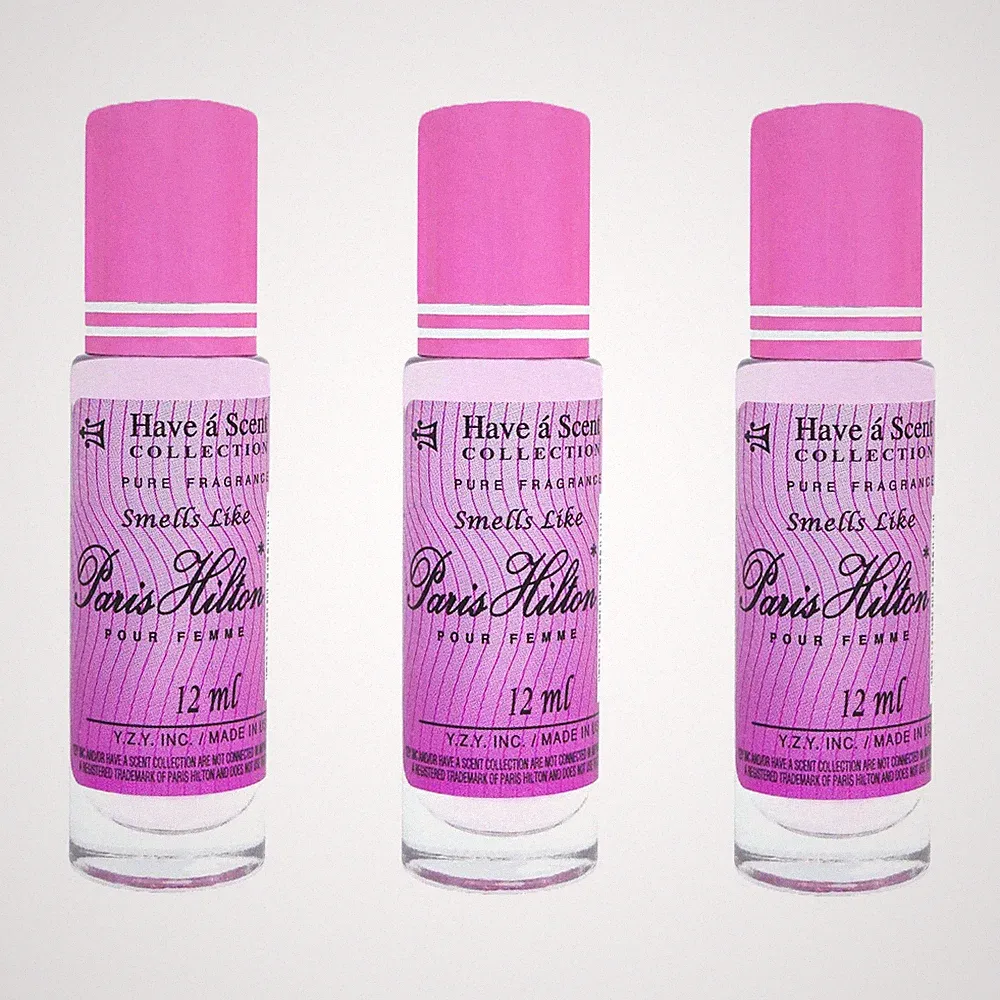 Paris Hilton Women Roll On Body Oil by YZY Perfume *12 Ml 3x & 5x Bundle*